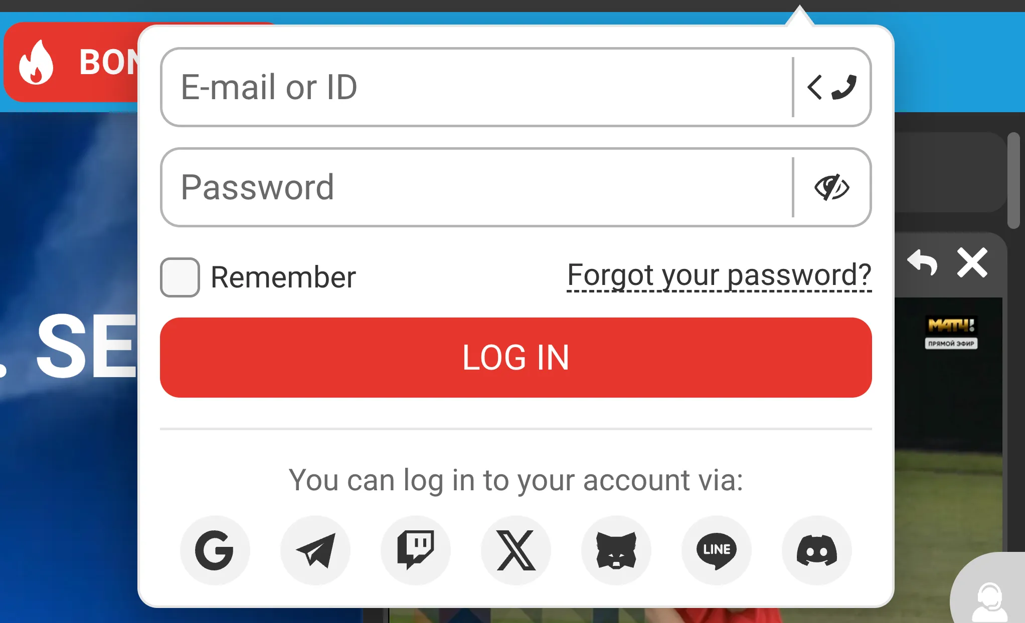 Megapari login